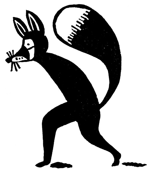 Christopher Brown - Mr. Fox - linocut print