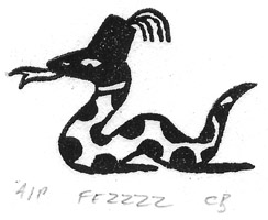 Christopher Brown - linocut print