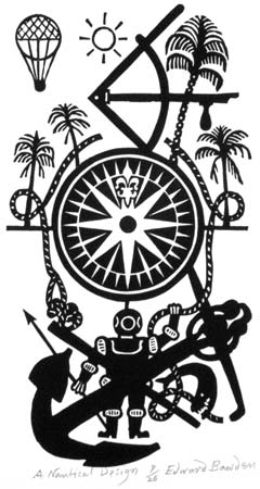 Paul Catherall - Barbican I - linocut