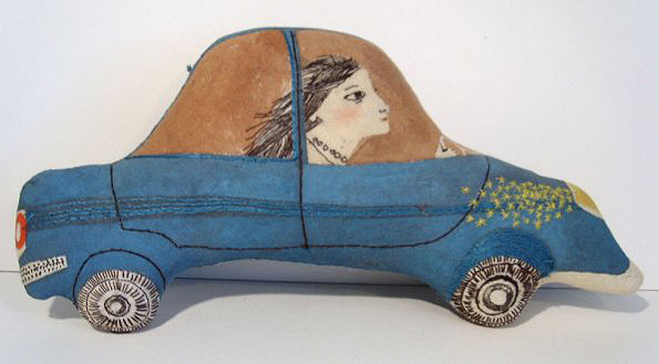 Emily Sutton - Blue Car