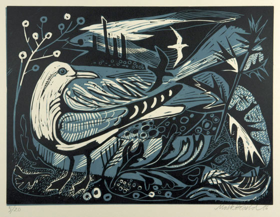 Mark Hearld - Sea Change - Linocut