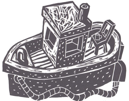 Peter Clayton - linocut