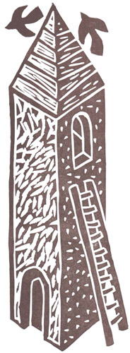 Peter Clayton - linocut